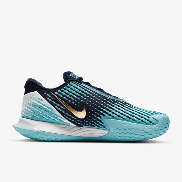 NikeCourt Air Zoom Vapor Cage 4 CD0424-401 Obsidian Gold Tennis NEW - Picture 8 of 13